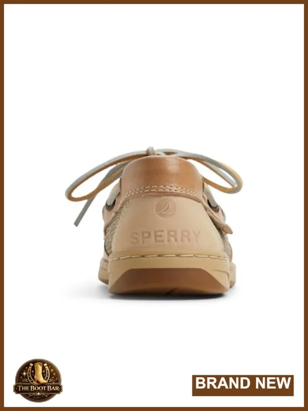 Women's Leather Boat Shoes with Memory Foam, Lace-Up Style